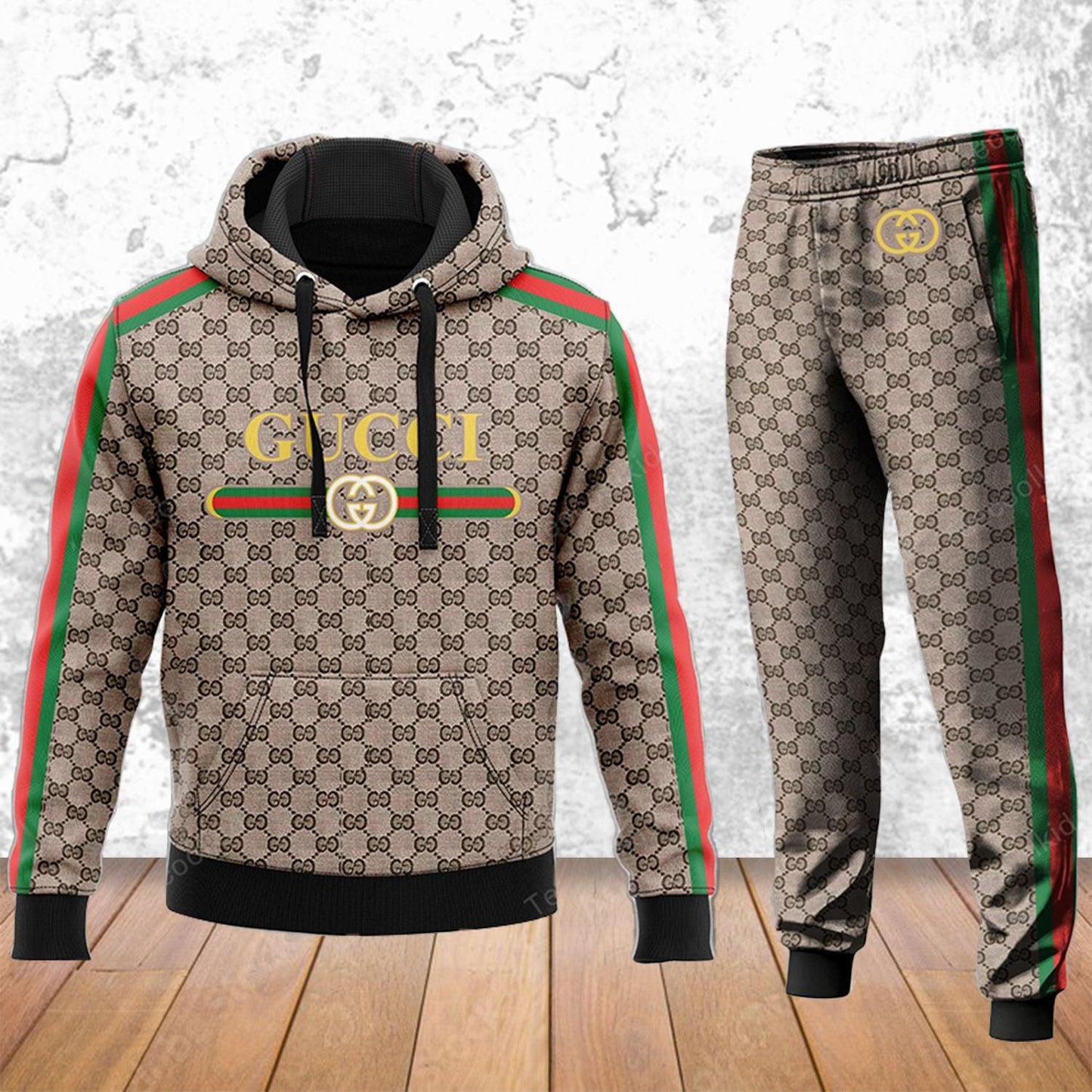 Gucci Monogram Tracksuit – Signature Luxe Edition - (W-6)