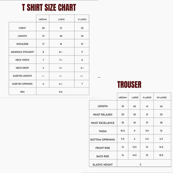 Tshirt & Trouser Set Q13