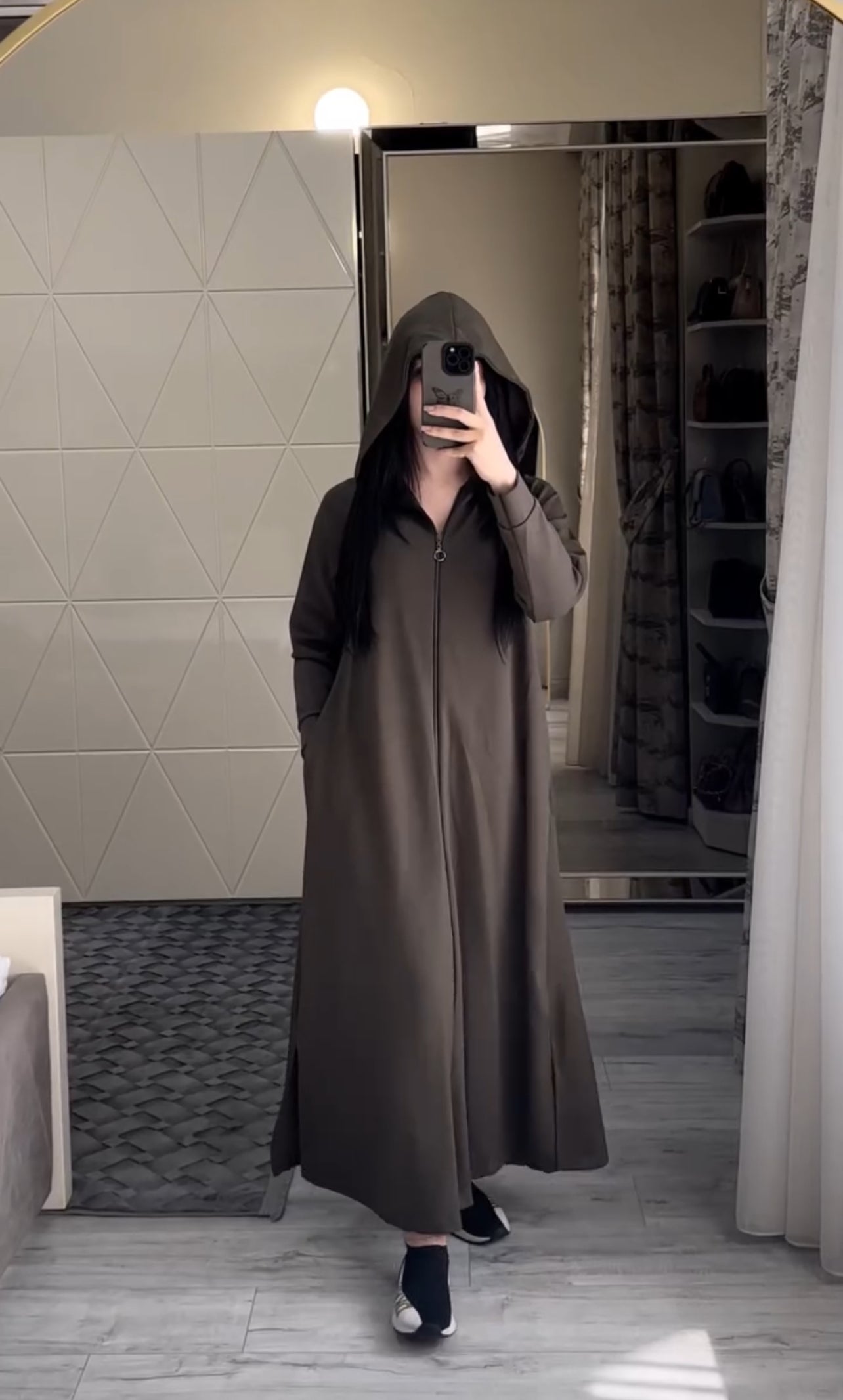 CH 517 Saimwear Long Zipper Hoodie Top