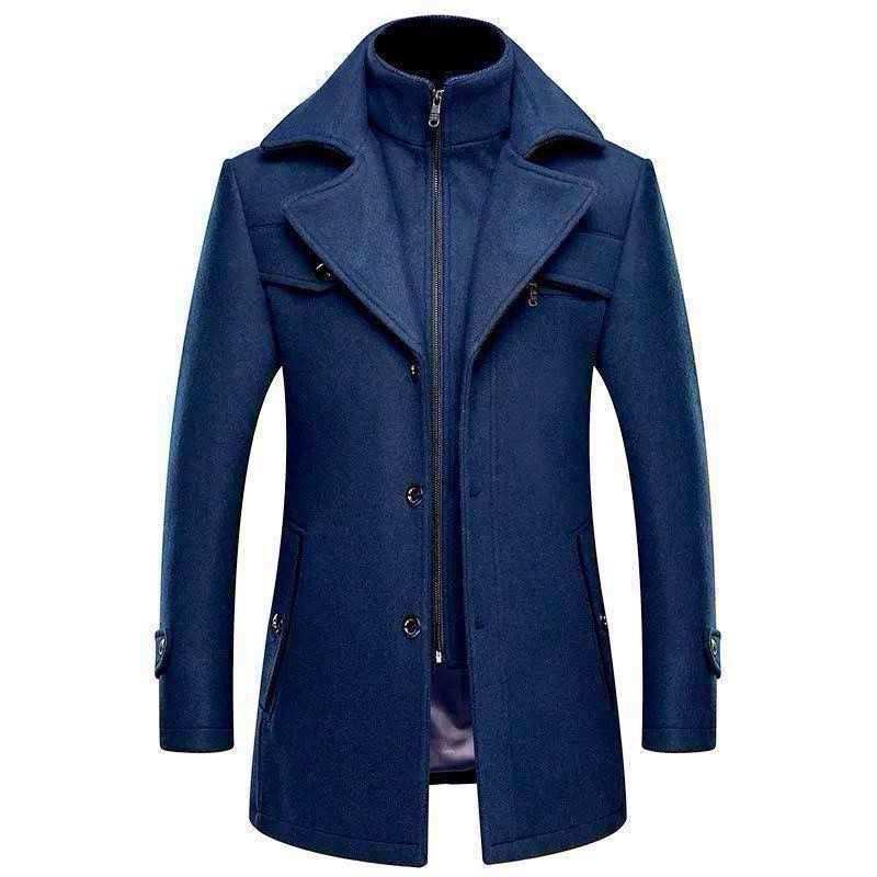 C-1 Men’s Premium Wool Blend Winter Coat –  Classic Style