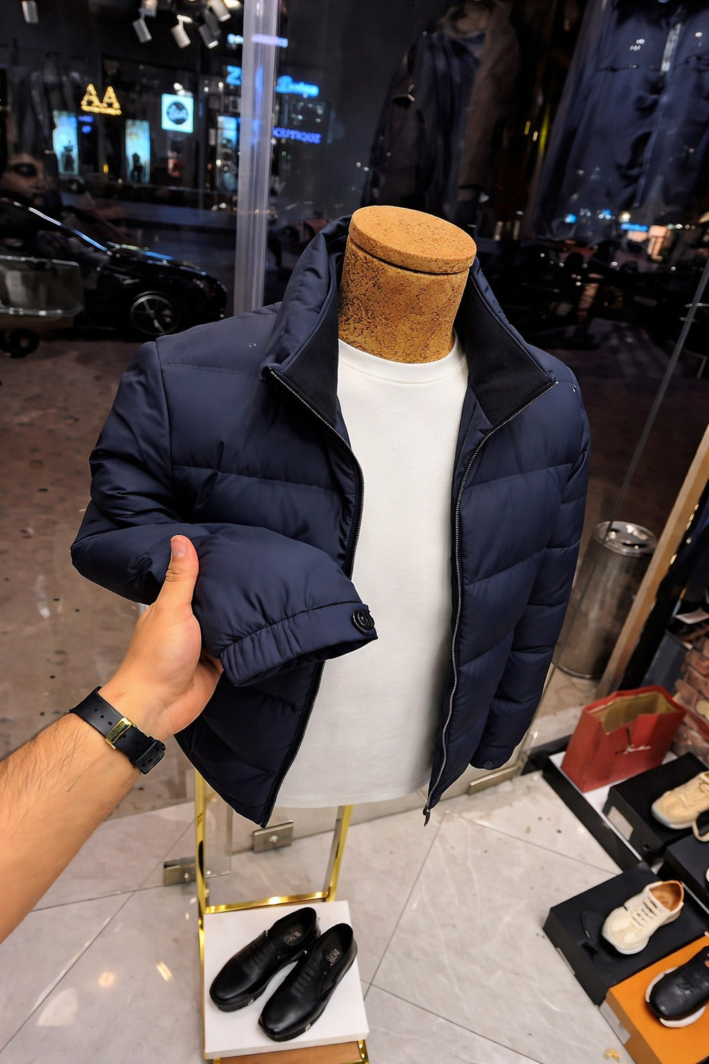 Men’s Winter Puffer Jacket – Lightweight & Warm Quilted Jacket
